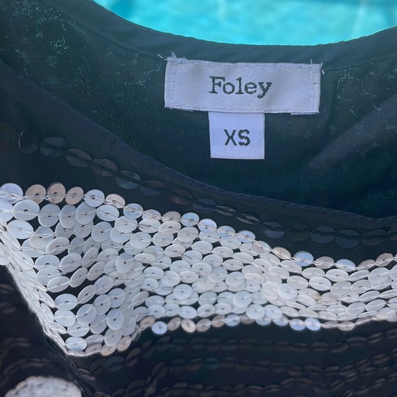 Foley + Corinna sz XS SILK Zebra Sequin SEXY Mini Dress NWT Paris Hilton COUTURE - Picture 16 of 17